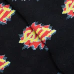 Black Saint Michael POW Socks Logo