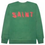 Green Saint Michael Cerberus Crewneck