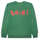 Green Saint Michael Cerberus Crewneck