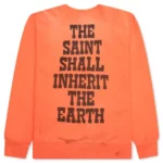 Orange Saint Michael Crewneck