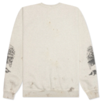 Grey Saint Michael Mother Crew Sweater Back