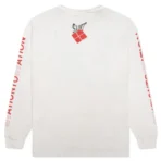 White Saint Michael X David Bowie Station L/s Tee Back