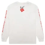 White Saint Michael X David Bowie Station L/s Tee Back