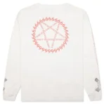 White Saint Michael Eyeball L/s Tee