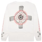 White Saint Michael Eyeball L/s Tee