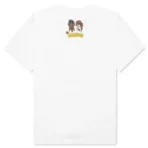 White Saint Michael Holy and Virts T-shirt back