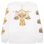 White Saint Michael L/s T-shirt