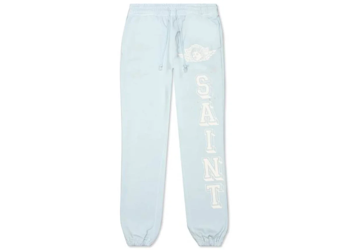 Blue Saint Michael Angel Sweatpants