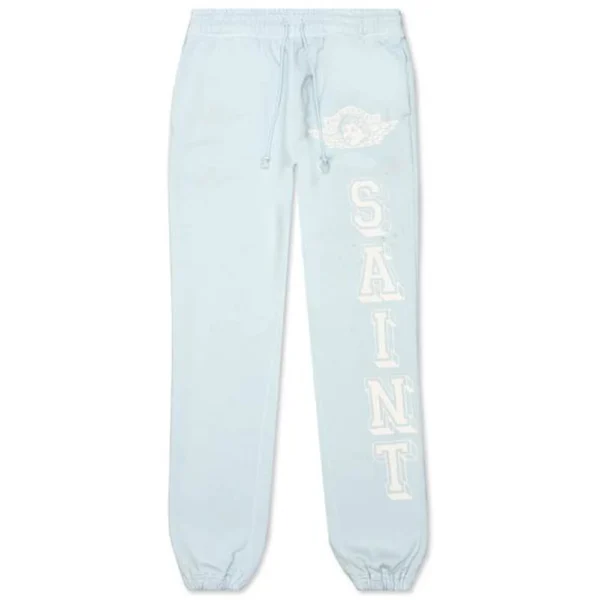 Blue Saint Michael Angel Sweatpants