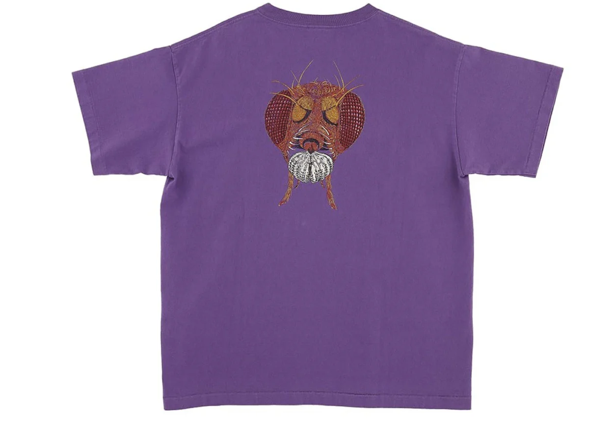 Purple Saint Michael Bug T-shirt Back