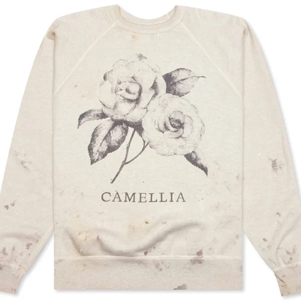 Grey Saint Michael Camellia Raglan Sweatshirt