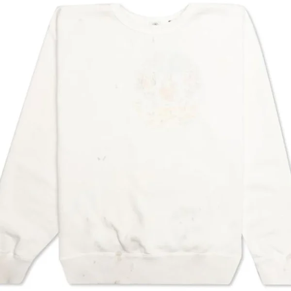 White Saint Michael Crewneck Sweatshirt