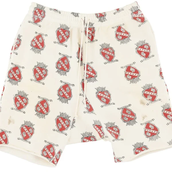 White Saint Michael Heart Short