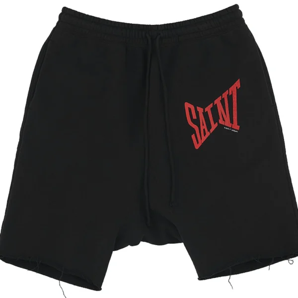 Black Saint Michael Logo Sweatshort