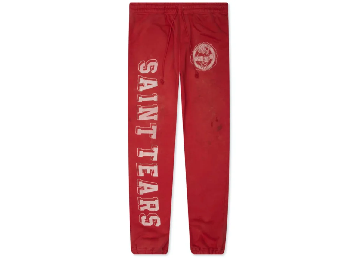 Red Saint Michael x Denim Tears Sweatpants