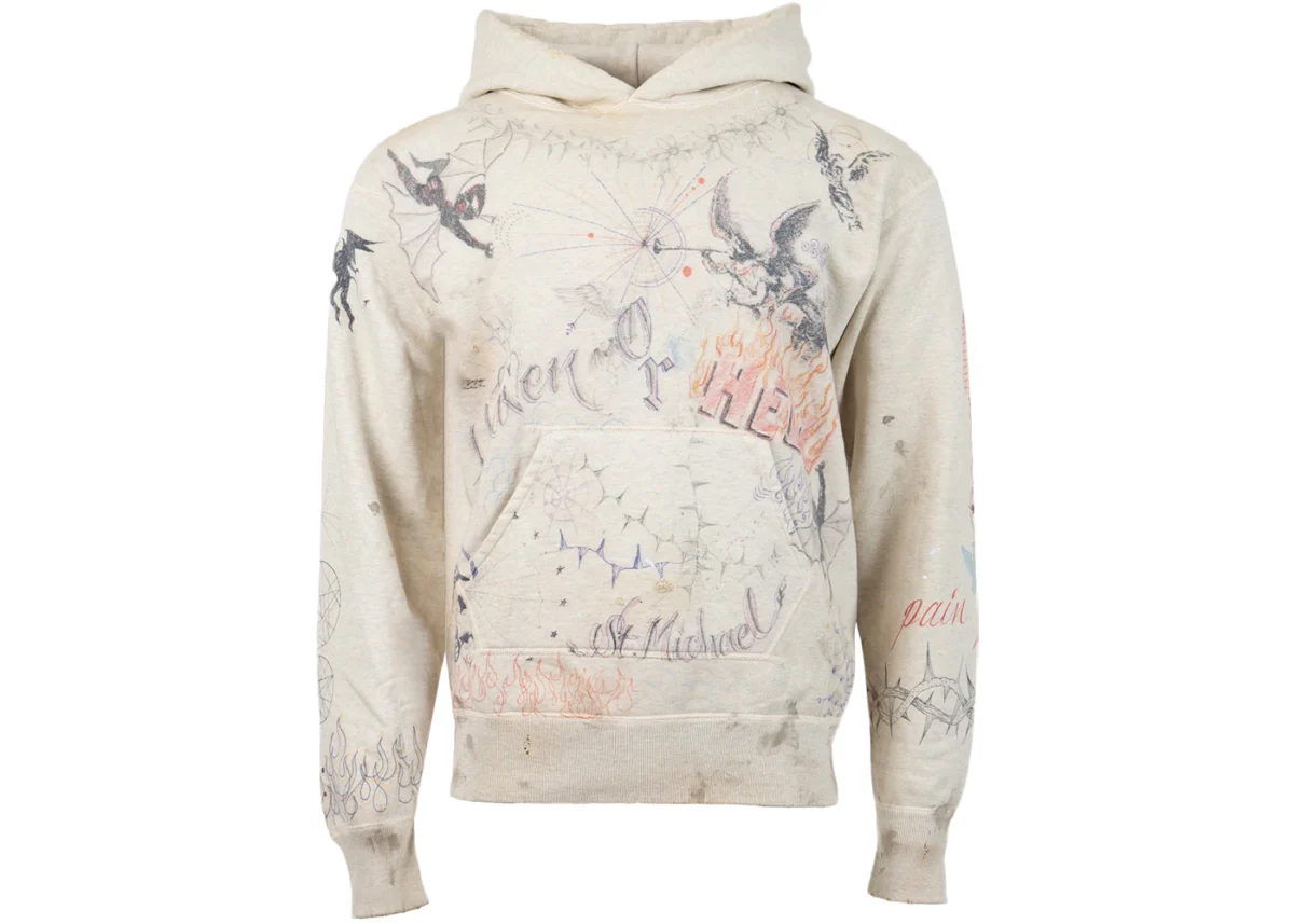 Saint Michael x Dr Woo Graffiti Hoodie