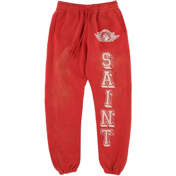 Red Saint Mxxxxxx Angel of Death Sweatpants