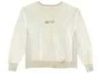 White Saint Mxxxxxx College Sweatshirt Back