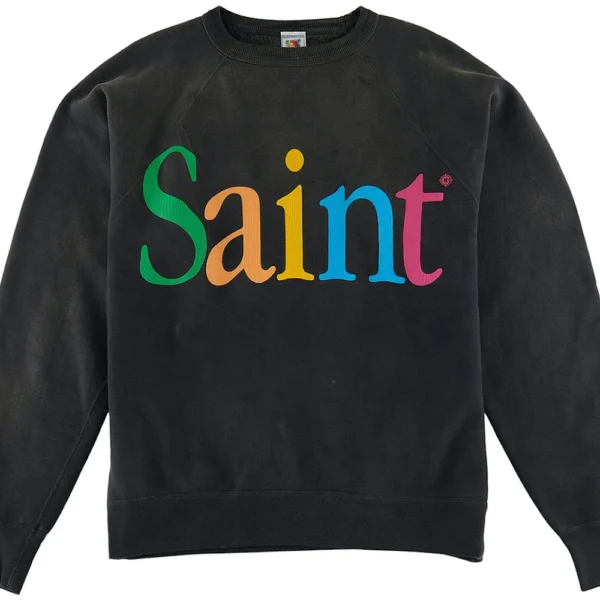 Black Saint Mxxxxxx Colorful Saint Sweatshirt