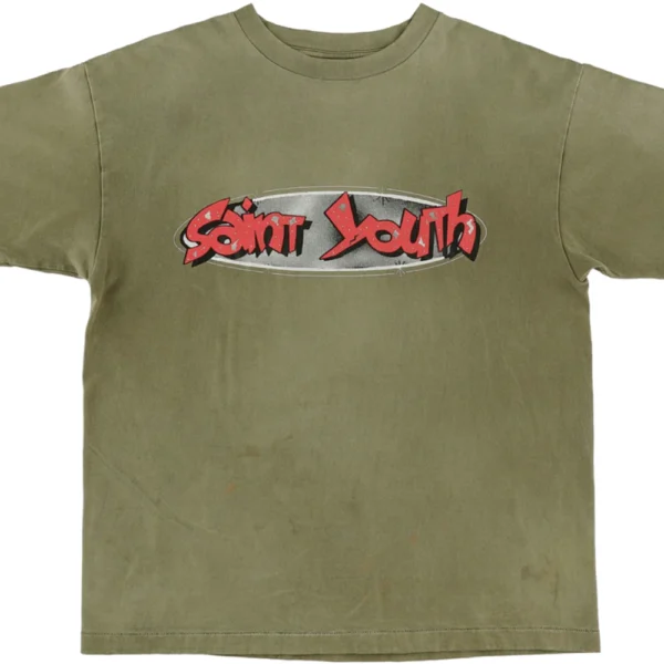 Khaki Saint Mxxxxxx In Heaven Tee