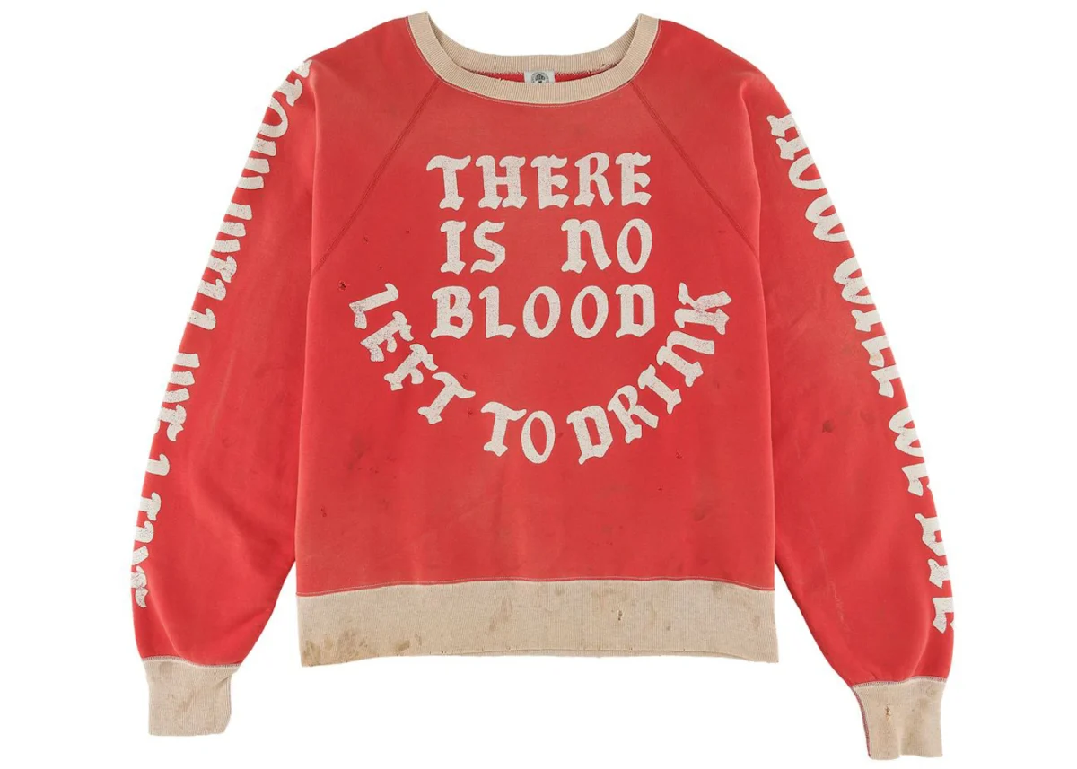 Red Saint Mxxxxxx No Blood Left Sweatshirt