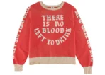 Red Saint Mxxxxxx No Blood Left Sweatshirt