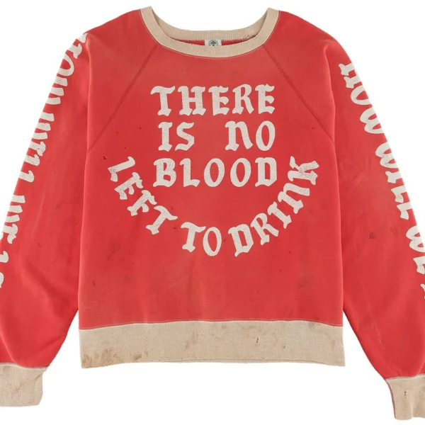 Red Saint Mxxxxxx No Blood Left Sweatshirt