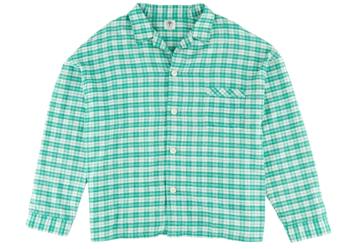 Green Check Saint Mxxxxxx PJ Shirt