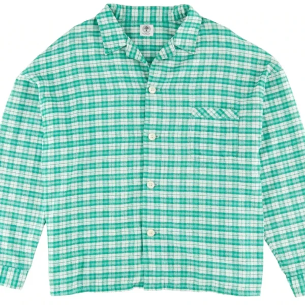 Green Check Saint Mxxxxxx PJ Shirt