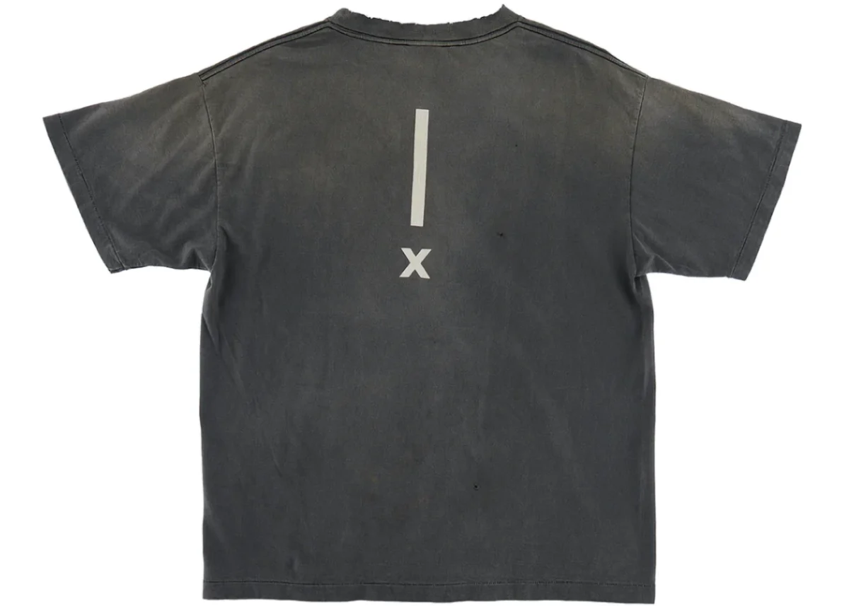 saint mxxxxxx saint room damaged t shirt vintage black 1