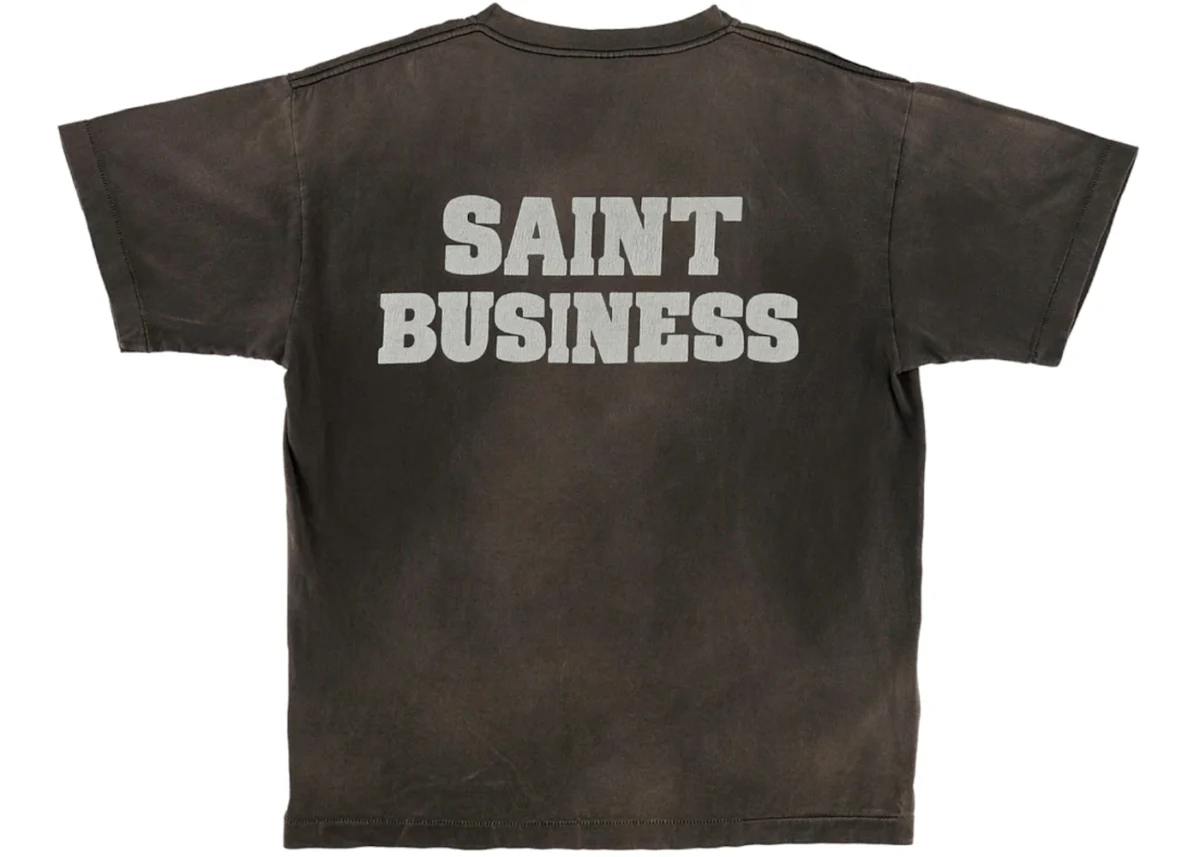 saint mxxxxxx snt business t shirt vintage black 1