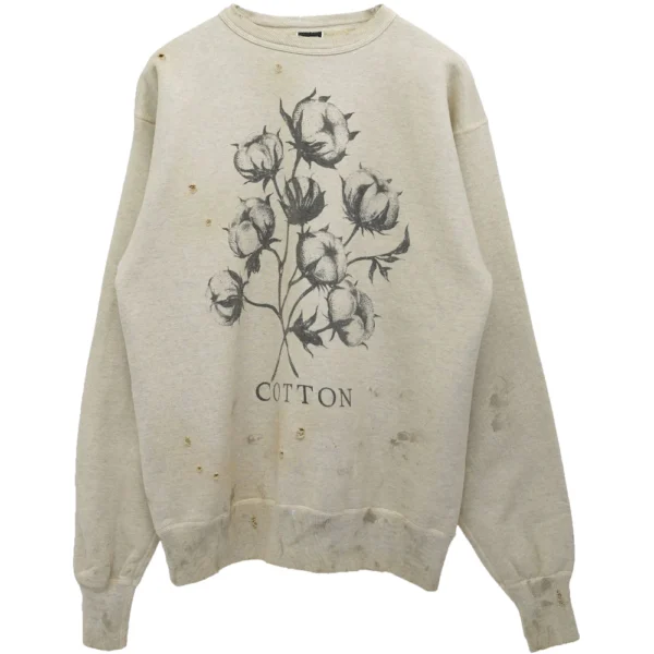 Grey Saint Mxxxxxx x Denim Tears Cotton Sweatshirt