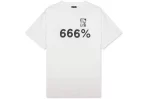 White Saint Michael 666 T-shirt