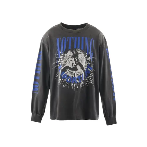 Black KOSUKE KAWAMURA x SAINT Mxxxxxx Long Sleeve Tee