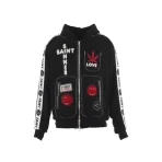 Black SAINT Mxxxxxx x A LOVE MOVEMENT Knit Hoodie