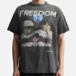 Black Saint Michael x Freedom T-shirt View