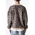 Leopard SAINT Mxxxxxx Mohair Cardigan Back