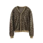 Leopard SAINT Mxxxxxx Mohair Cardigan