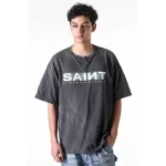 Black Saint Mxxxxxx Saint Short Sleeve T-shirt Front